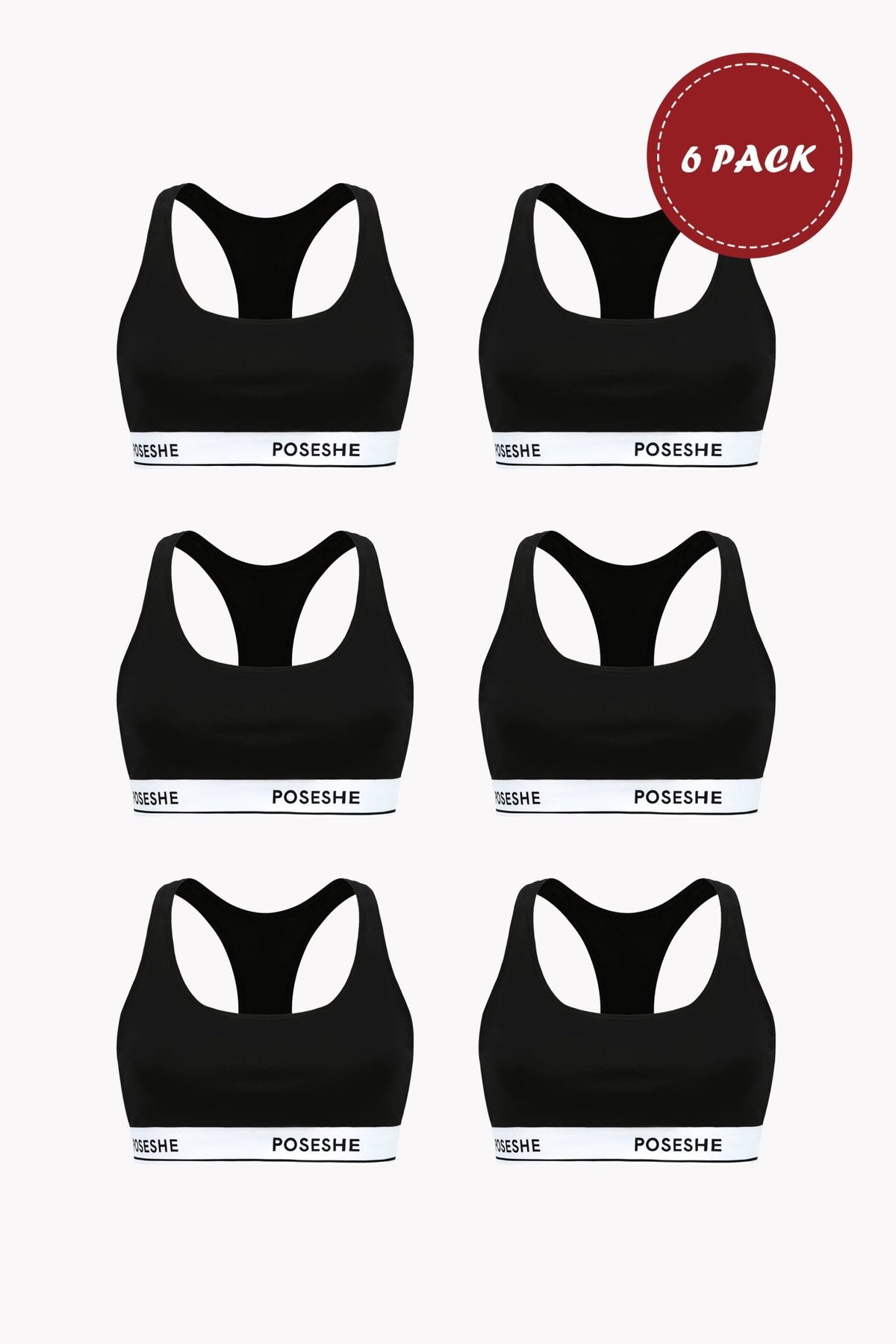 Body Liberator Bralettes 6-Pack - POSESHE