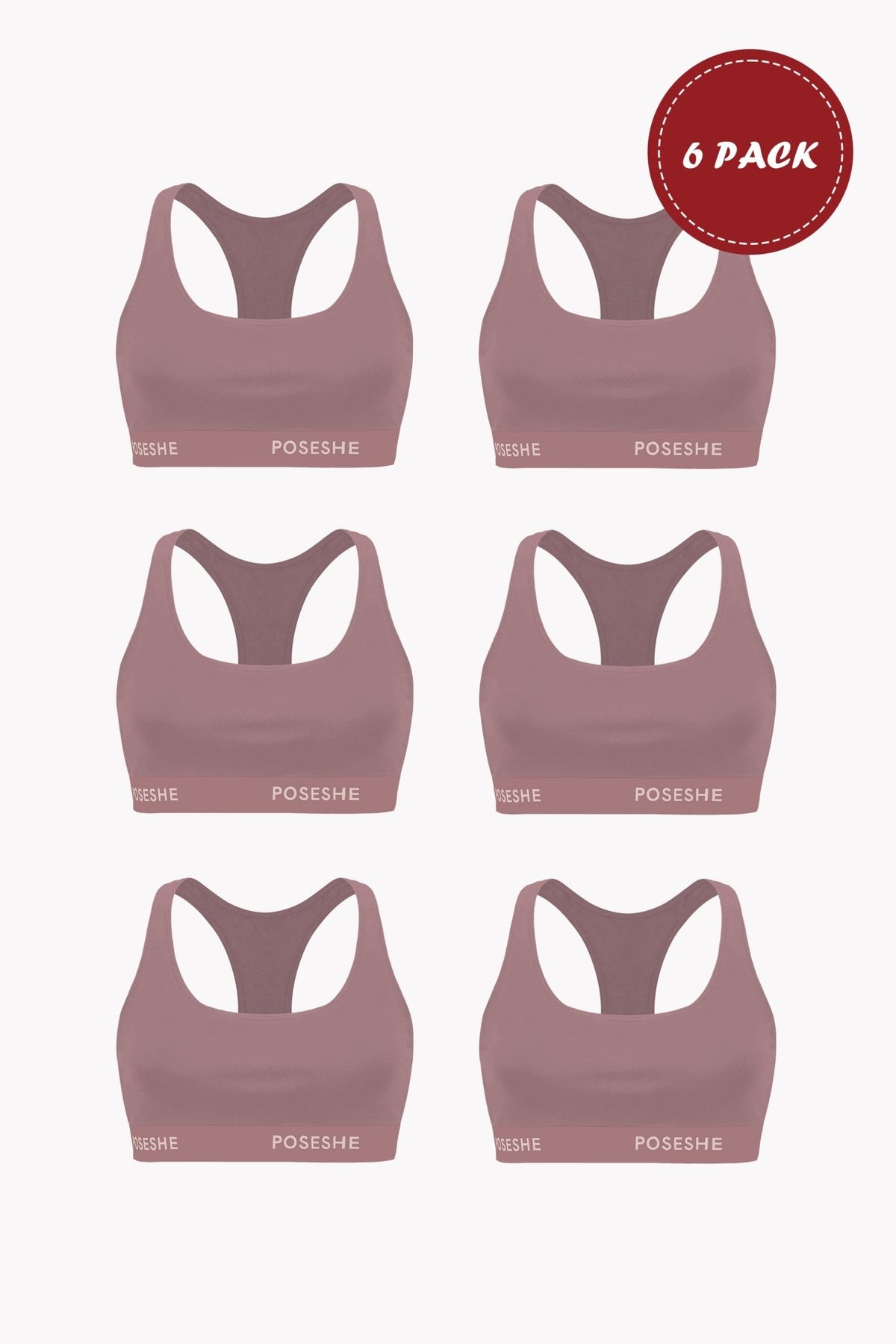 Body Liberator Bralettes 6-Pack - POSESHE