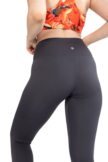 Sporty Spice Butter Soft High Waist Legging In Charcoal