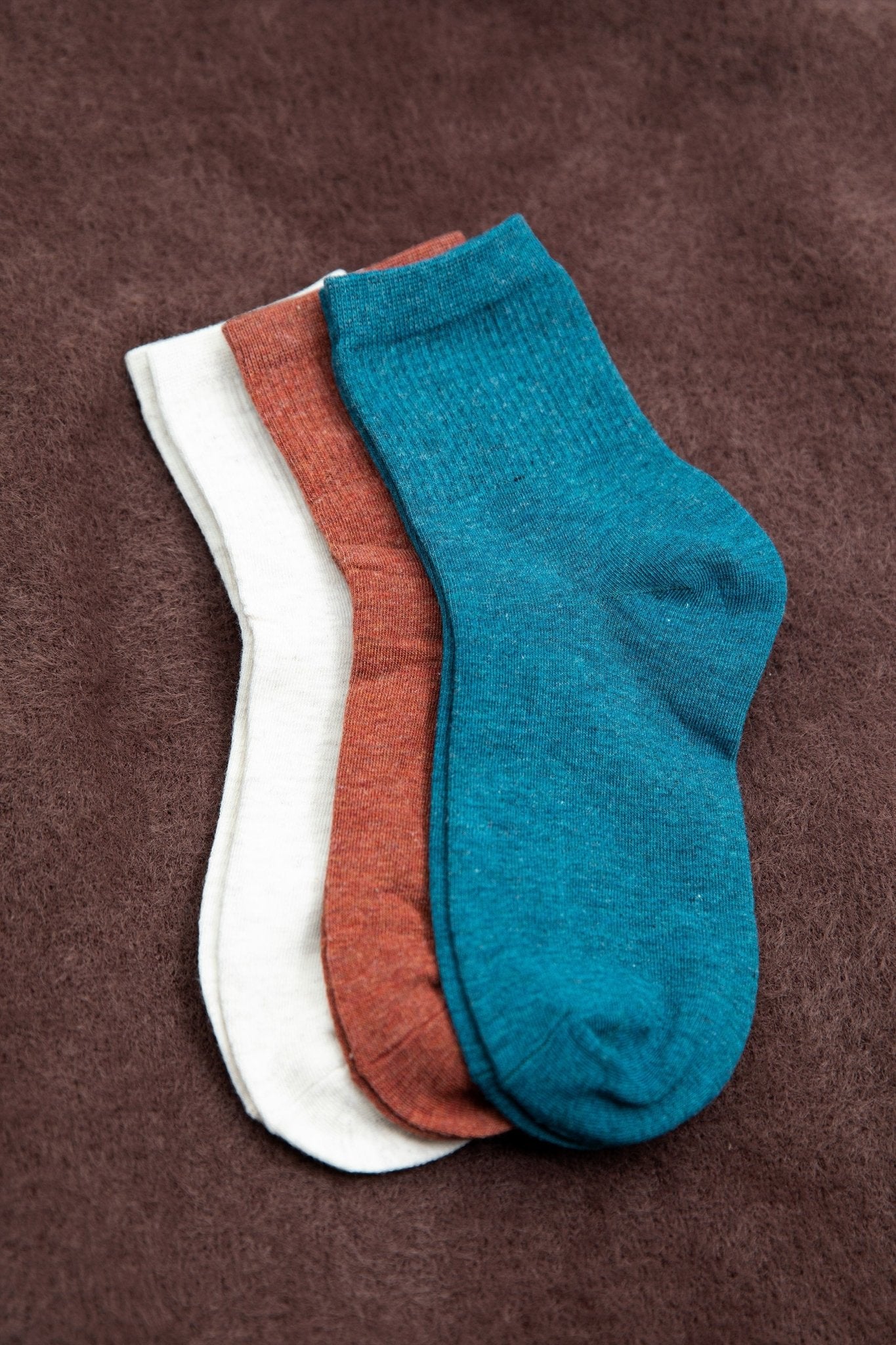 Easy Pieces™️ 100% Cotton Socks 3-Pack - POSESHE