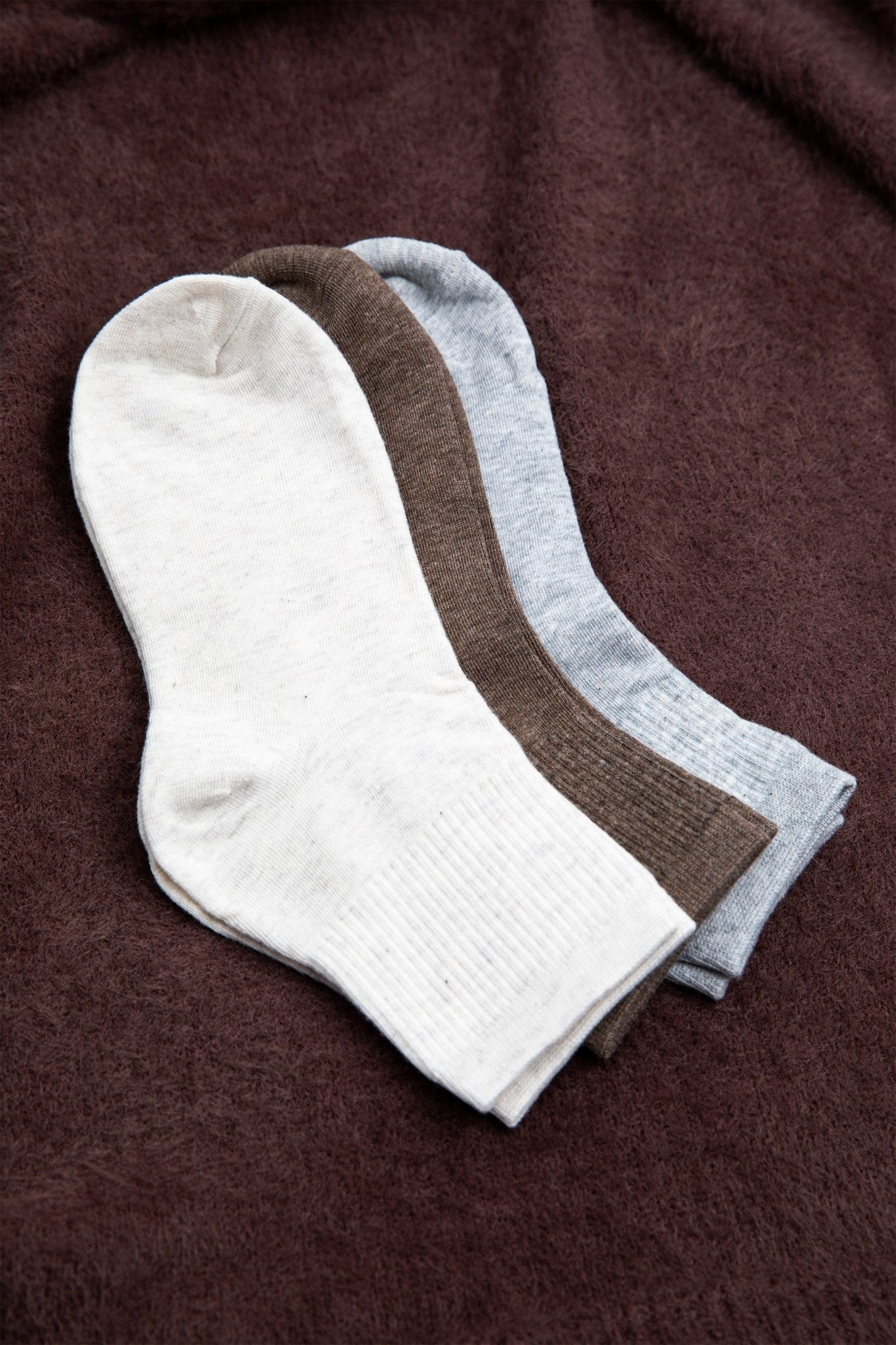 Easy Pieces™️ 100% Cotton Socks 3-Pack - POSESHE