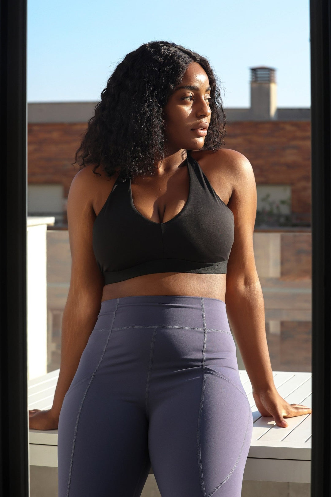 Cotton On activewear strappy sports bra in leopard