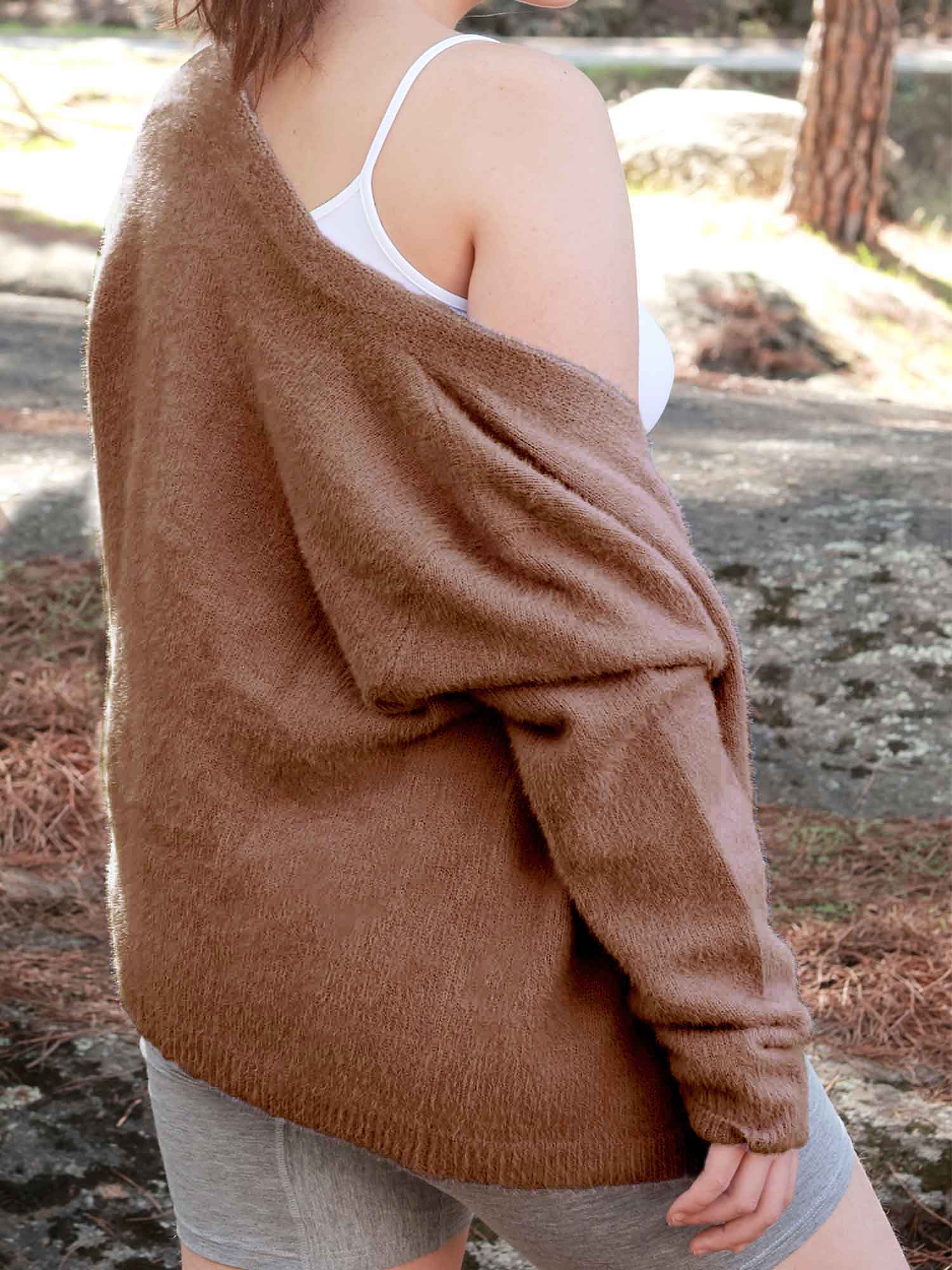 Short Cardigan Sweater - POSESHE