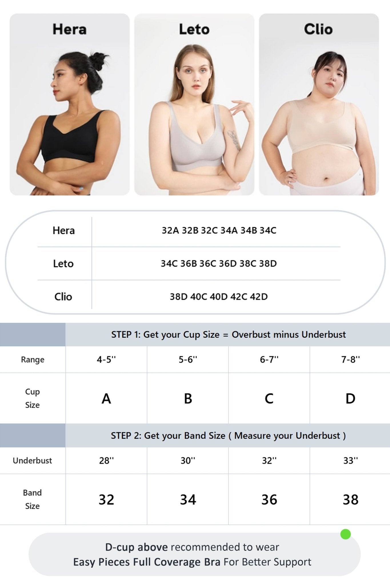 Easy Pieces™️ Ultra-Soft Seamless Bra (For A-D Cup) - POSESHE