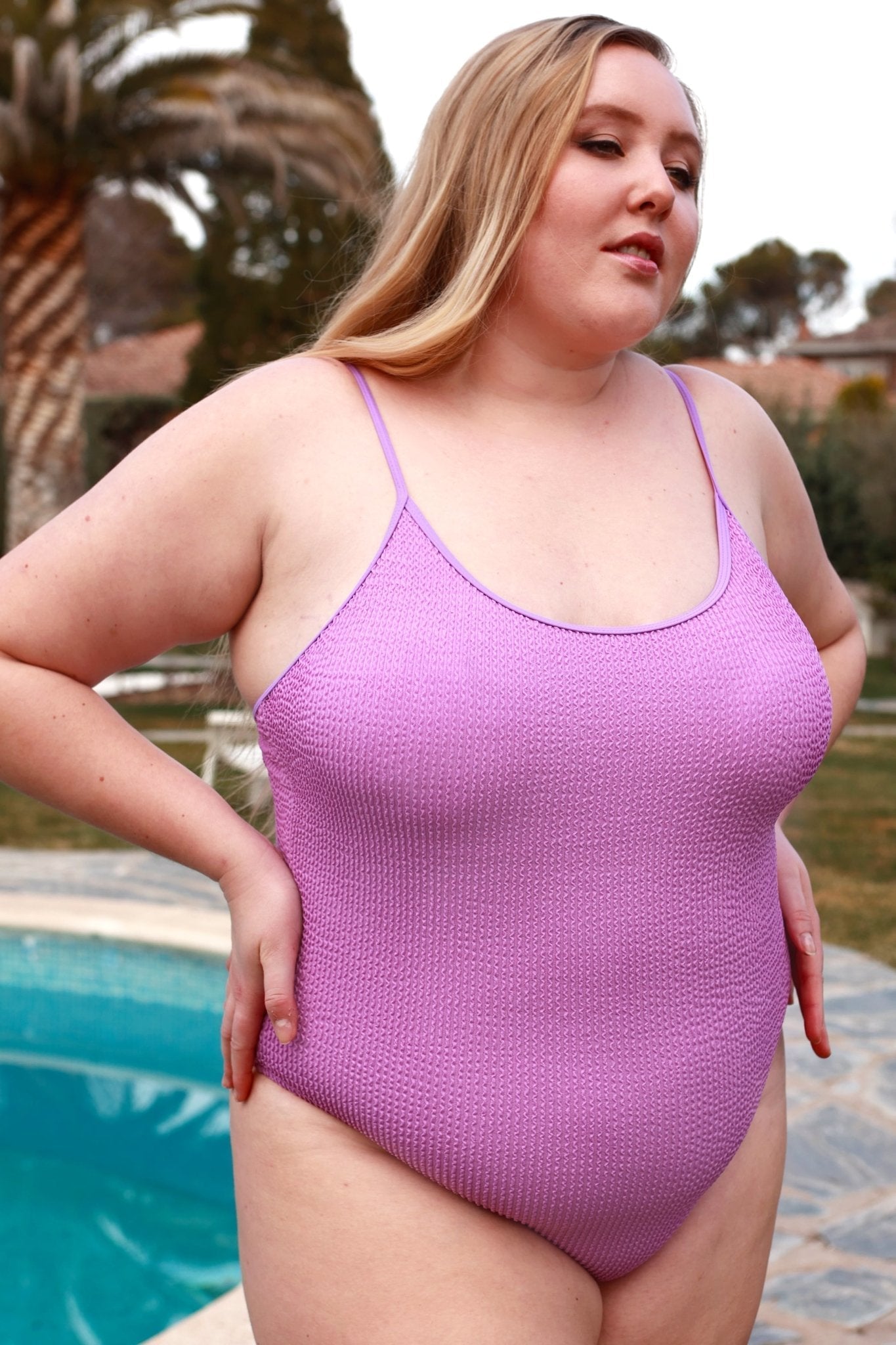POSESHE Women's Plus Size Bikini Set Two-piece Swimsuit, S-5XL
