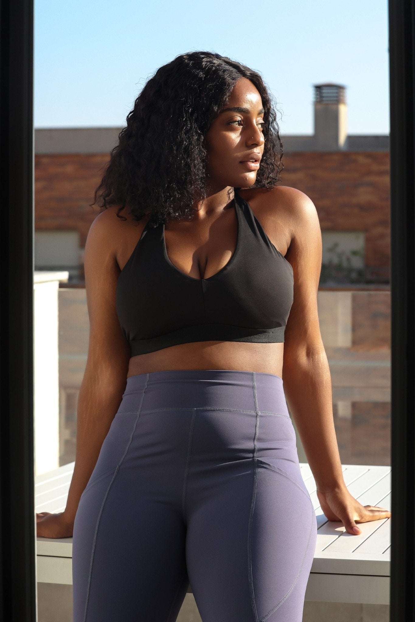 Violet X-Back Support Sports Bra - POSESHE