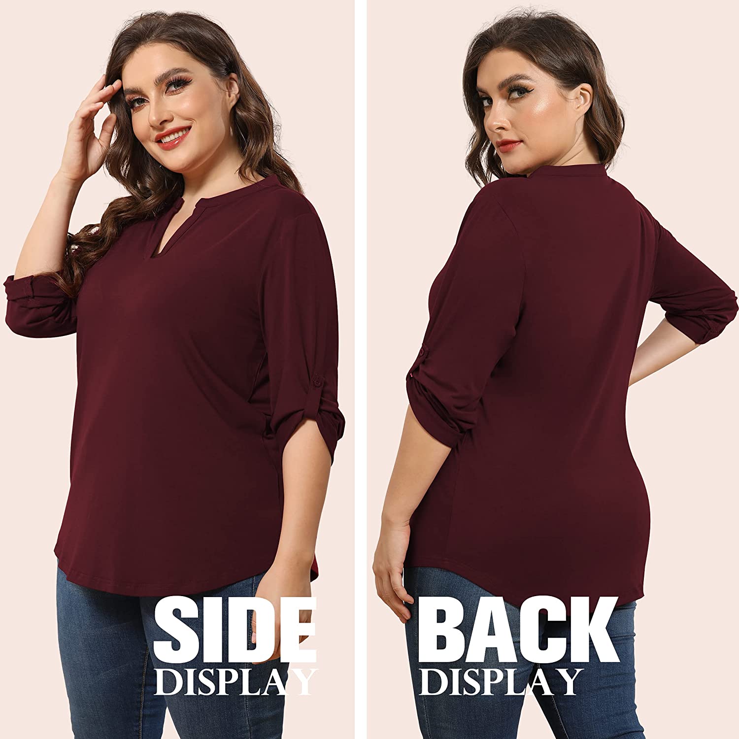 Women's Plus Size Tunic Tops